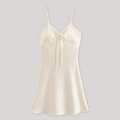 Ivory Classic Satin Slip Dress Nightgown Romantic Lingerie Dress Bridal Honeymoon Gift