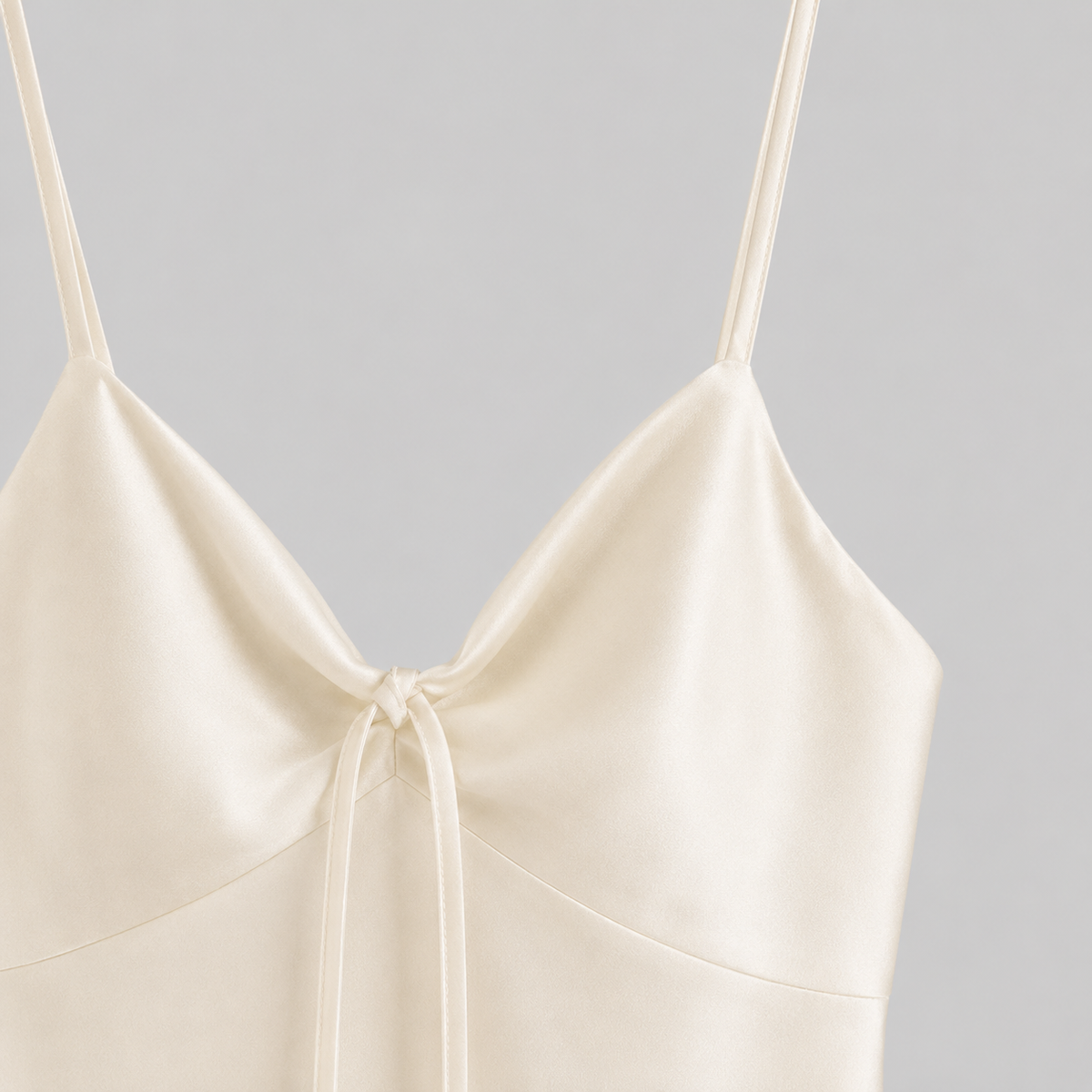 Ivory Classic Satin Slip Dress Nightgown Romantic Lingerie Dress Bridal Honeymoon Gift