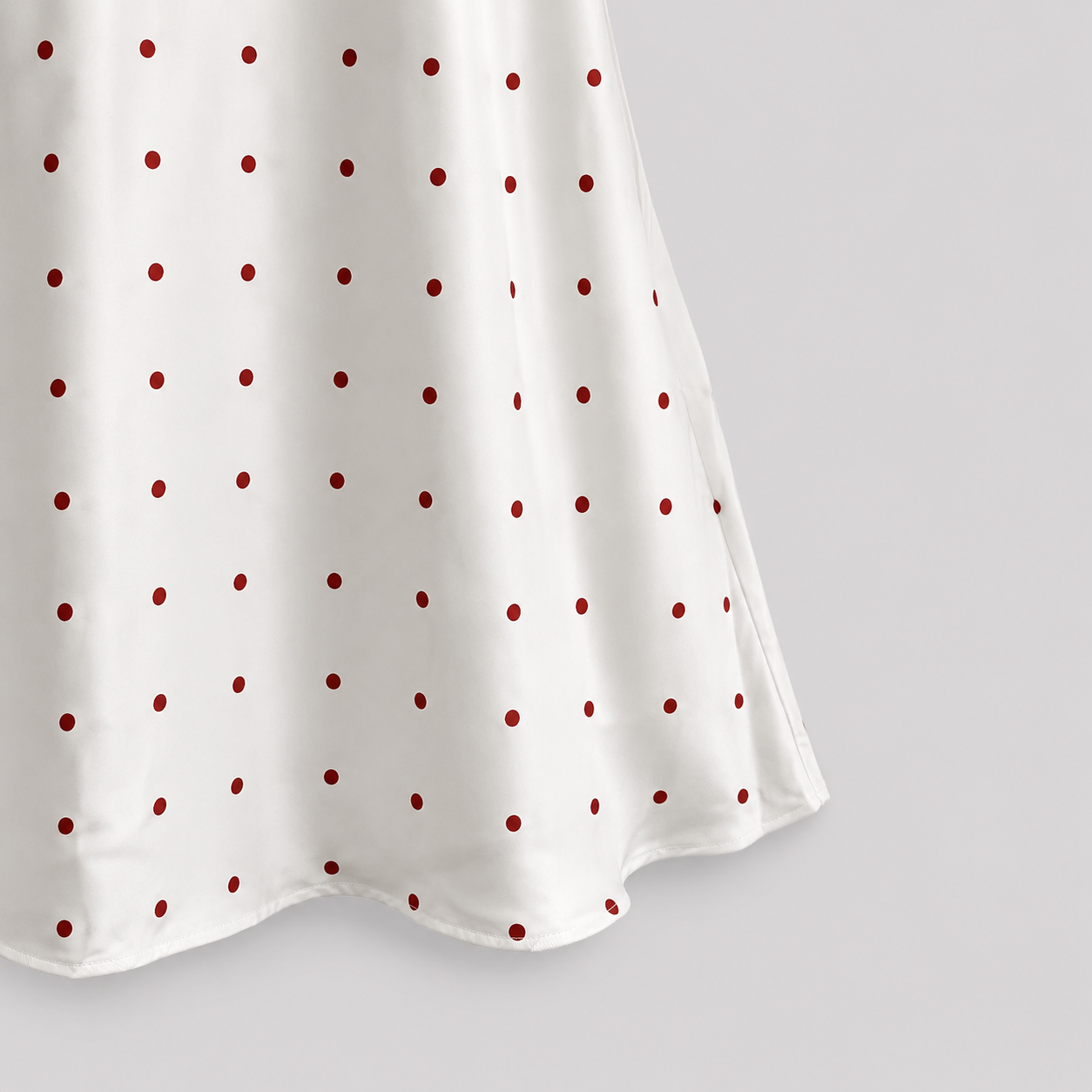 Polka Dot Ruffle Bustier Mini Dress