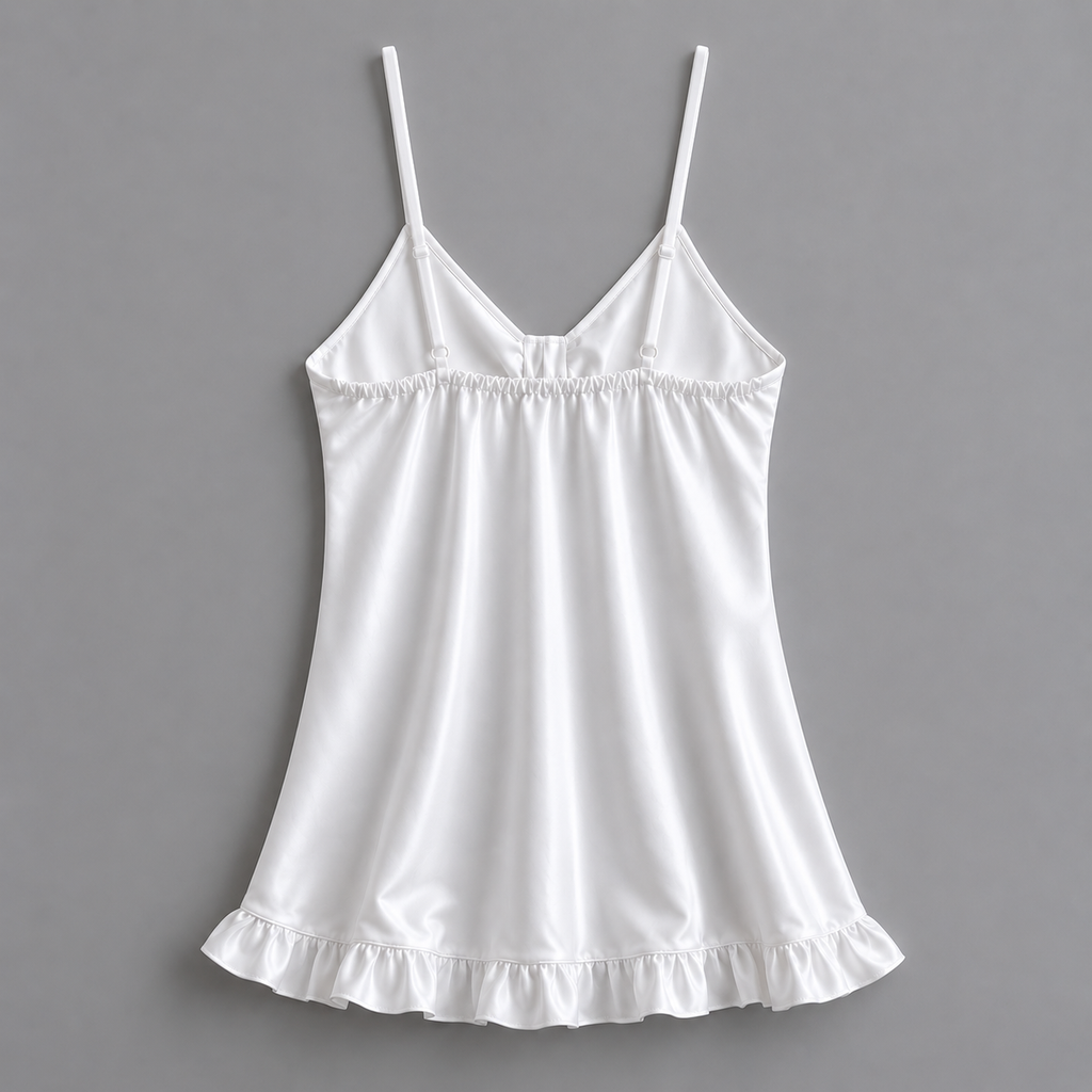 Sweet Bow Satin Slip