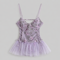 Butterfly Garden Corset Tulle Lingerie Dress